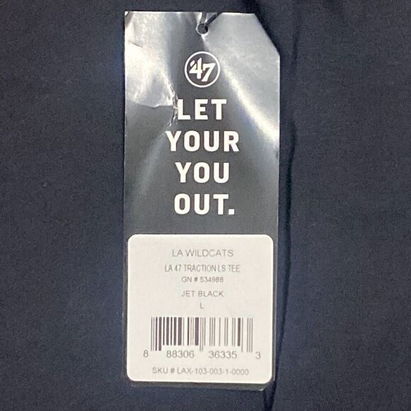 NWT XFL UFL Los Angeles Wildcats Bundle of Men’s Large Long Sleeve Shirt 2 Hats - Picture 6 of 16